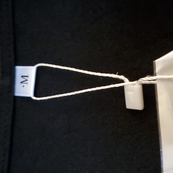 Wrap Dress Women Casual V Neck Black Party Swing A-Line Faux  MED - Picture 3 of 6